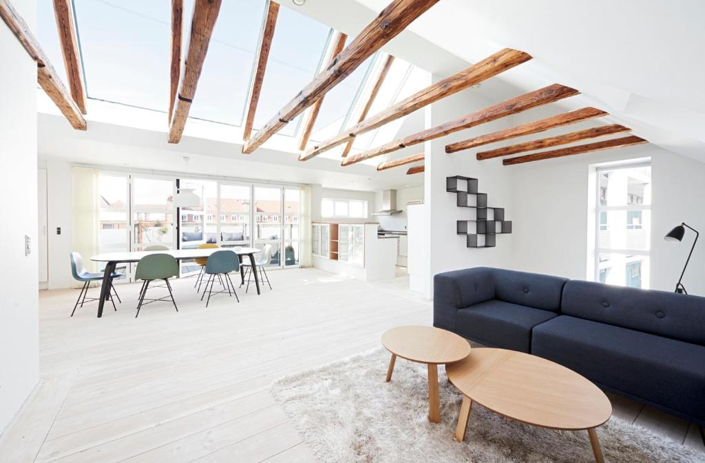 Image showcasing Luxury Penthouse - Private Balcony - Heart Of Copenhagen Apartment