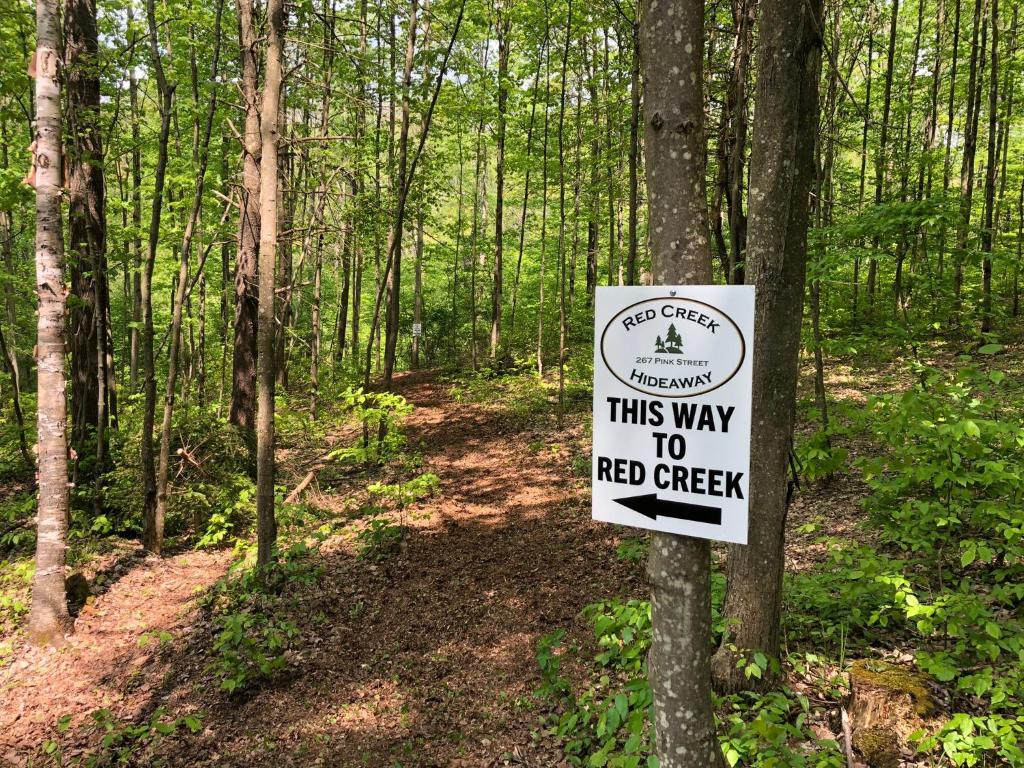 Certifikát, hodnocení, plakát nebo jiný dokument vystavený v ubytování Red Creek Hideaway in Cooperstown NY