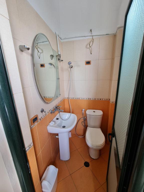 Koupelna v ubytování Hotel La Villa