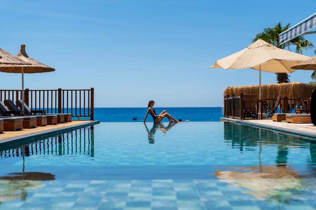 Poolen vid eller i närheten av Sea Valley Lodge