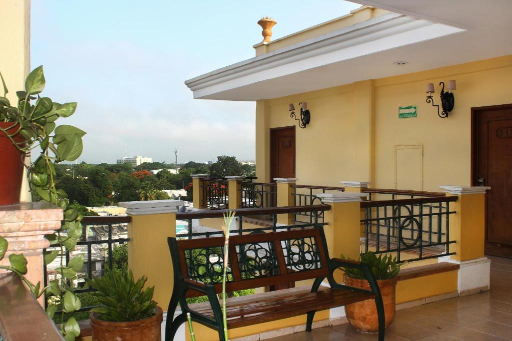 Balkón nebo terasa v ubytování Hotel Residencial