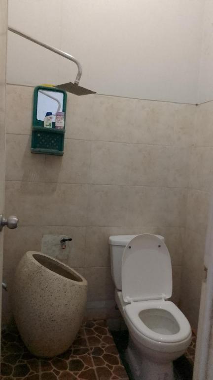 Koupelna v ubytování Kost Backpacker