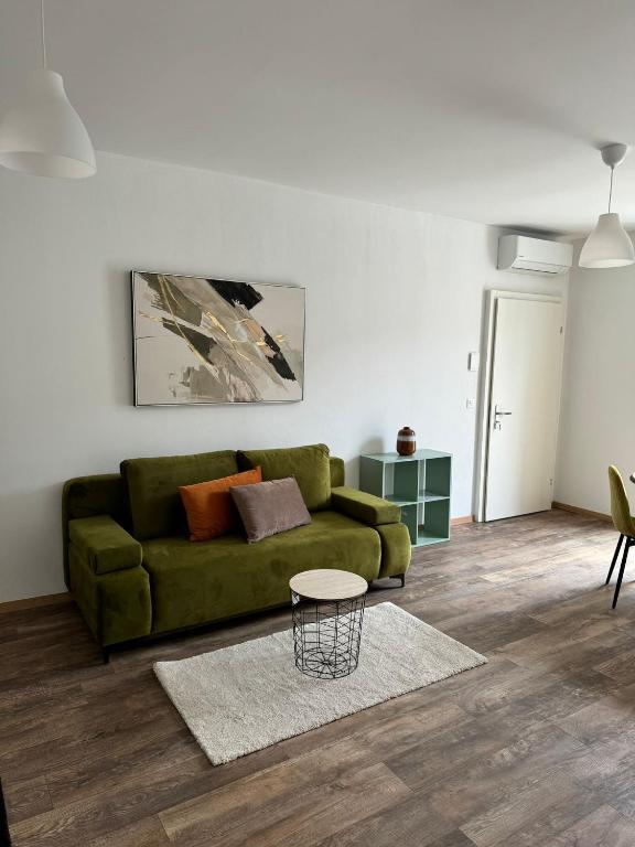 Posezení v ubytování Smart Living Swiss