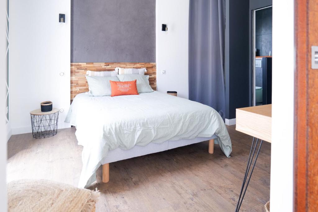 Posteľ alebo postele v izbe v ubytovaní Superbe maison de vacances entre plage et marais - 7 pers