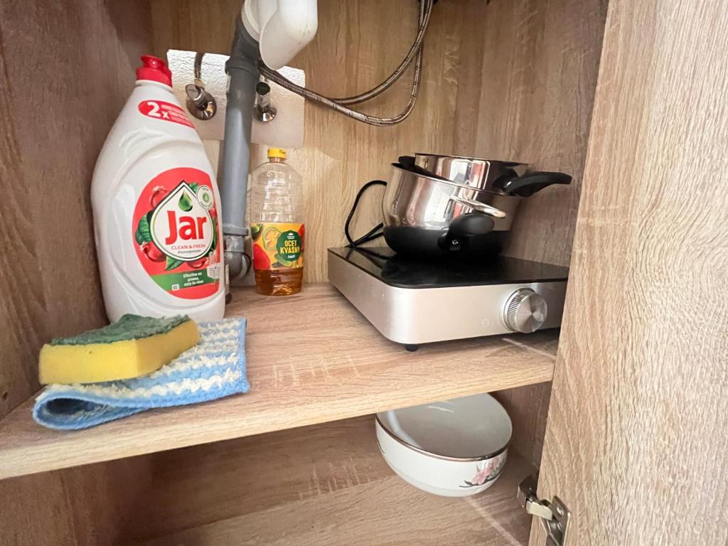 Kuchyň nebo kuchyňský kout v ubytování Monstera II