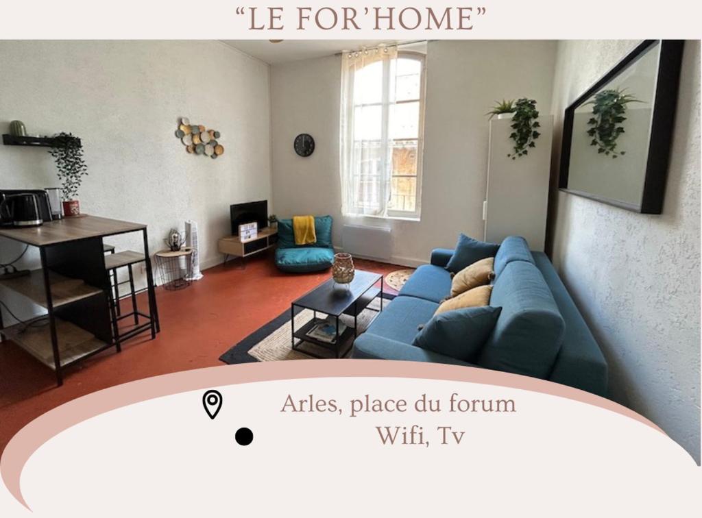 Χώρος καθιστικού στο Le For’Home