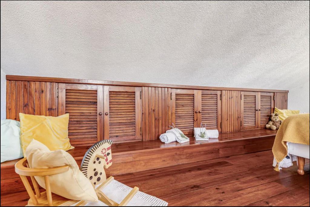 Postel nebo postele na pokoji v ubytování Casa da Falésia