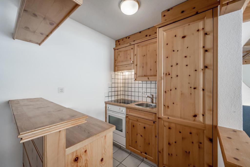Kuchyň nebo kuchyňský kout v ubytování Hotel Nevada