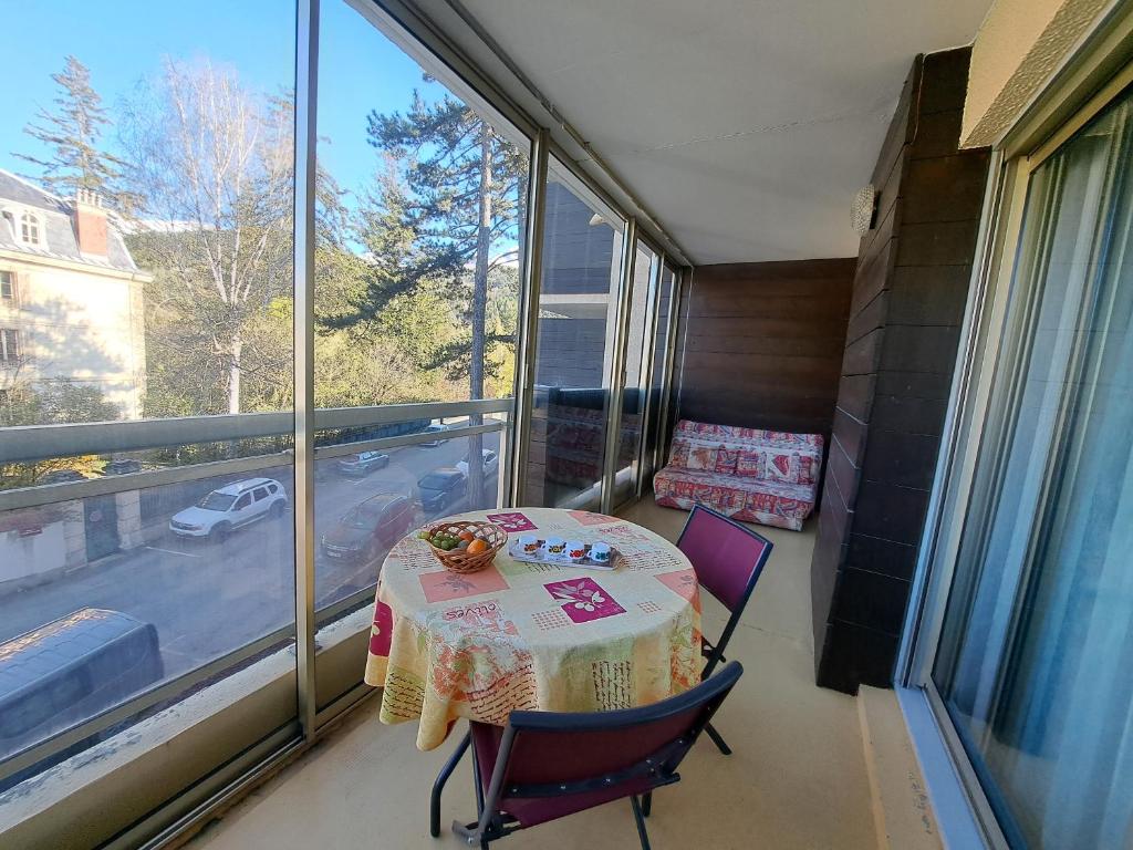 Balkón nebo terasa v ubytování Appartements Barcelonette by PraLoup Vacances