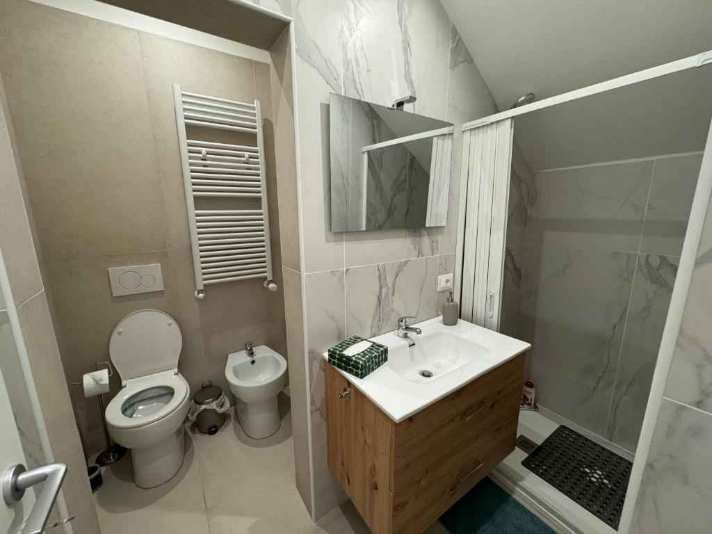 Koupelna v ubytování B&B La Coccinella