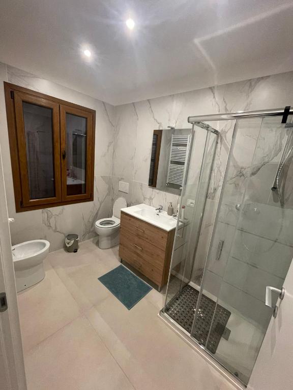 Koupelna v ubytování B&B La Coccinella