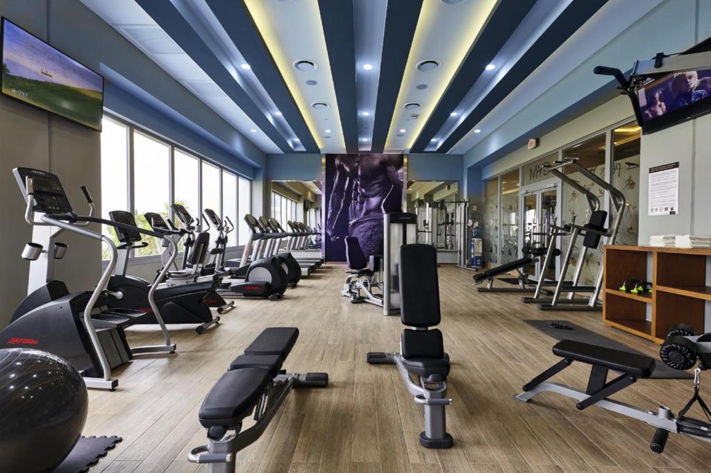 Fitness centrum a/nebo fitness zařízení v ubytování Riu Dunamar - All Inclusive
