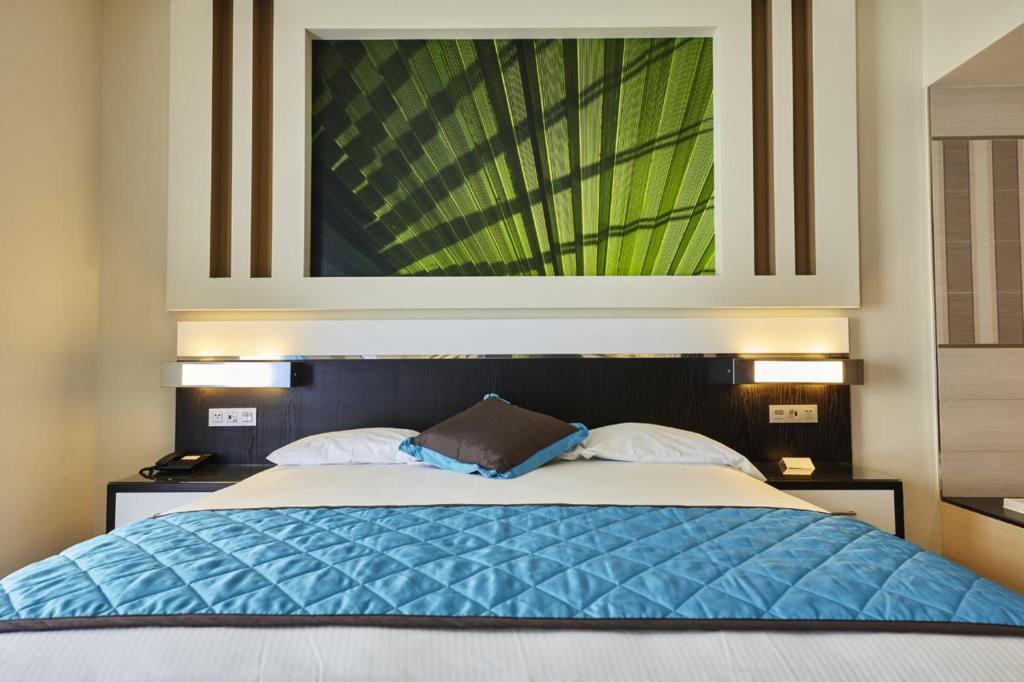 Cama o camas de una habitación en Riu Dunamar - All Inclusive