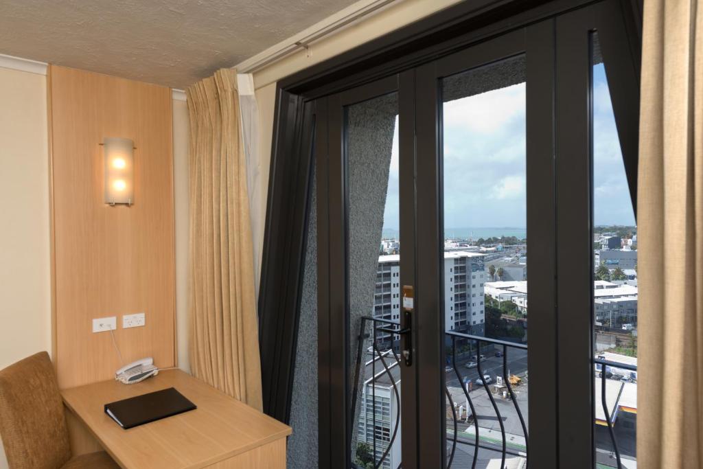Balkón nebo terasa v ubytování Copthorne Hotel Auckland City