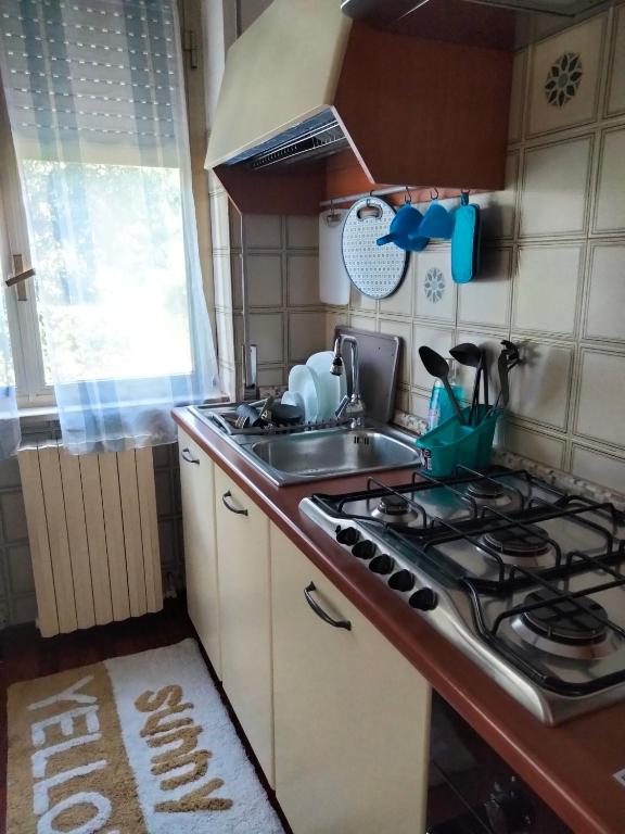 Η κουζίνα ή μικρή κουζίνα στο Da Mari