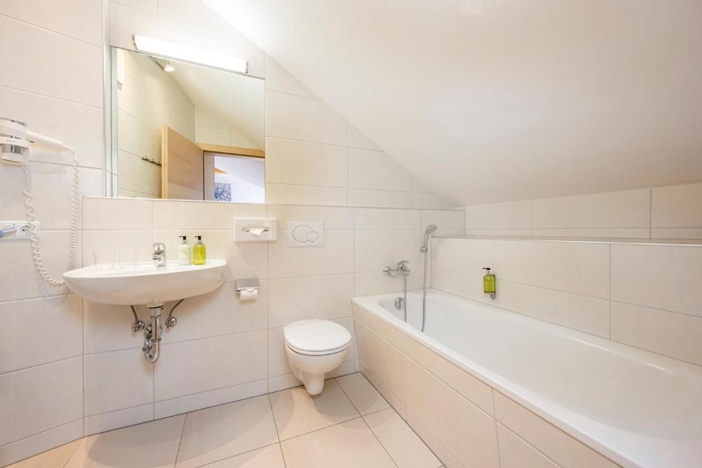 Koupelna v ubytování Appartement Haus Faßwald