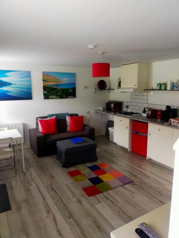 Kuchyň nebo kuchyňský kout v ubytování Pier Road Cottage, Croagh Patrick
