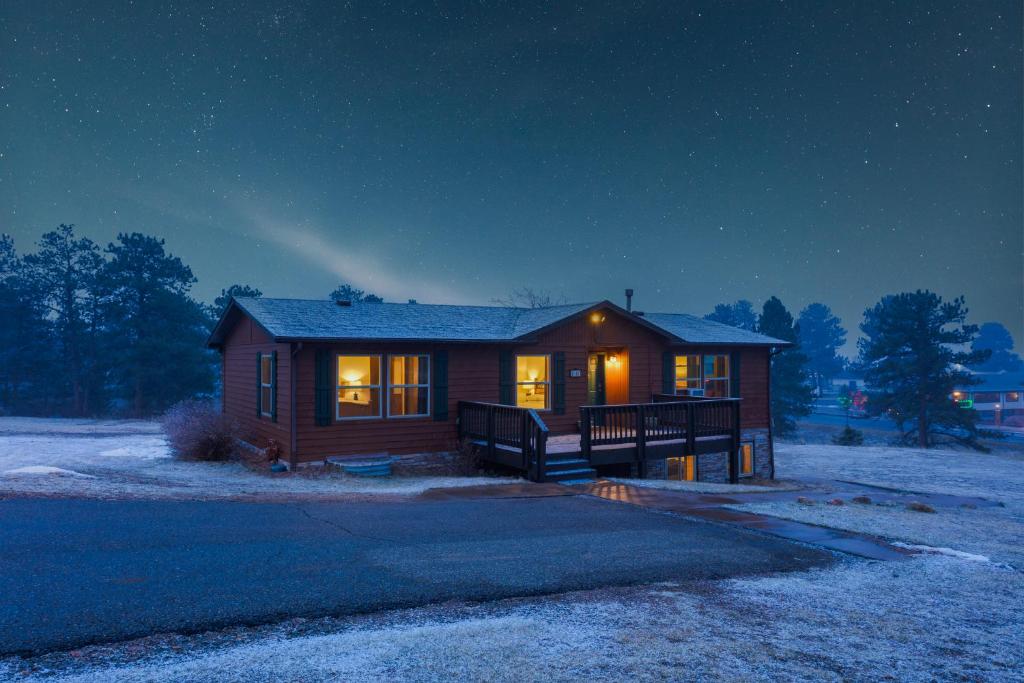 Discovery Lodge v zimě