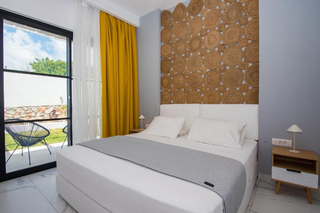 Postel nebo postele na pokoji v ubytování LUZ BLANCA Rooftop seaview villa