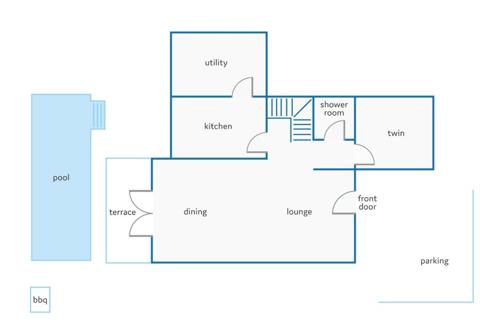 Plán poschodí v ubytovaní Villa Luz Lanzarote by Villa Plus