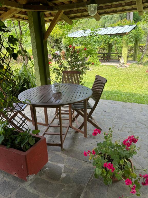 A garden outside Casa Verde Country House