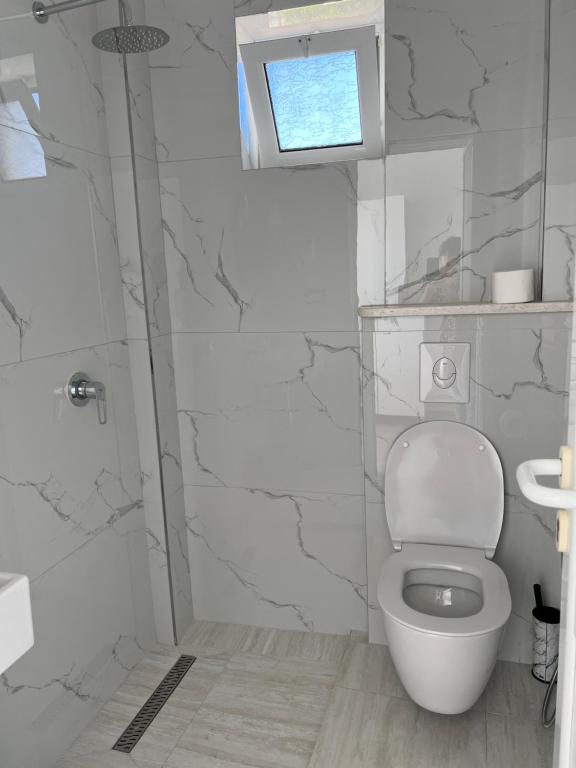 Koupelna v ubytování Hotel Real