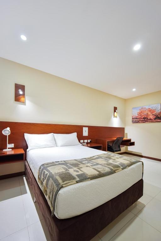 Chairu Eco Hotelにあるベッド