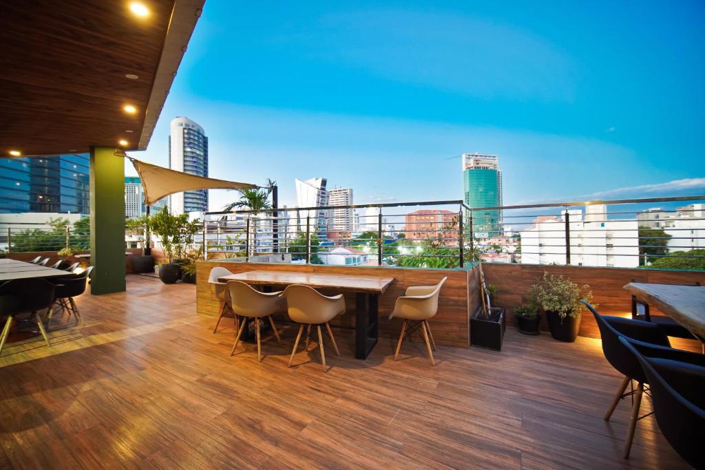 Chairu Eco Hotelにあるレストランまたは飲食店