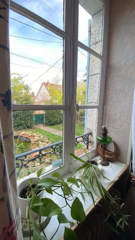 Balkón nebo terasa v ubytování Art Cottage