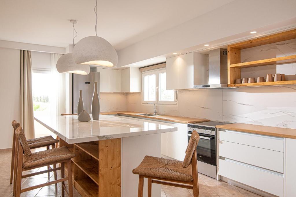 Kuchyňa alebo kuchynka v ubytovaní Elèa Concept Hotel & Suites