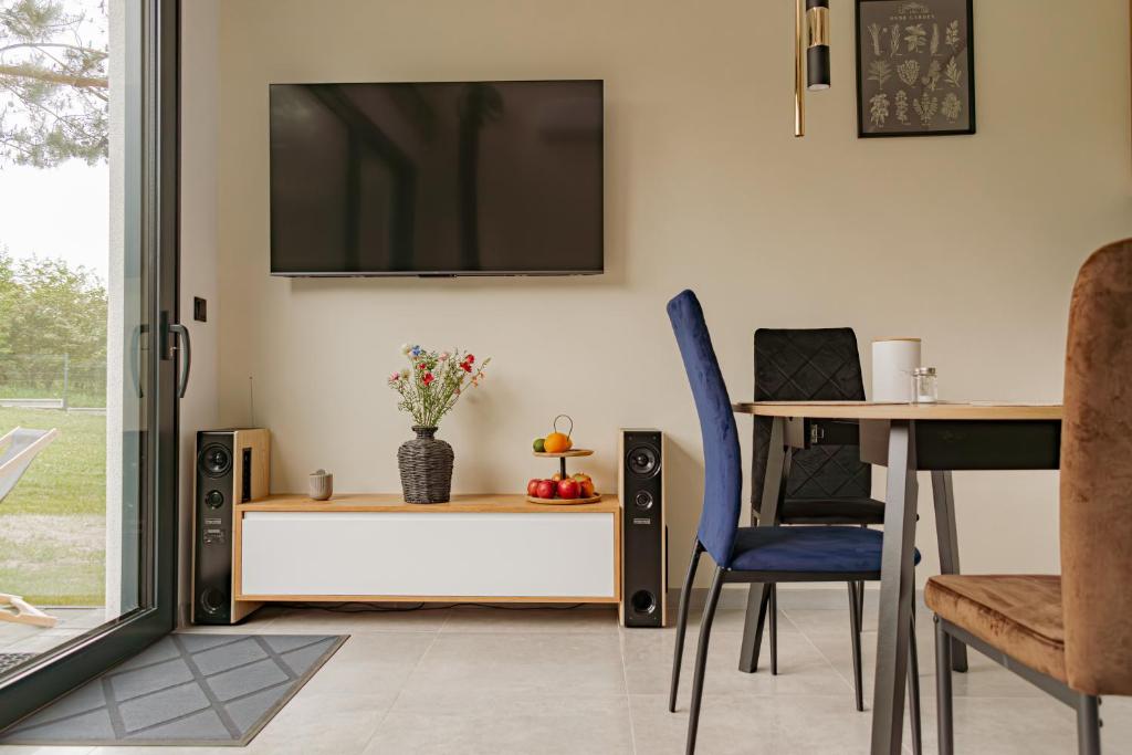 TV a/nebo společenská místnost v ubytování Ossona Rest