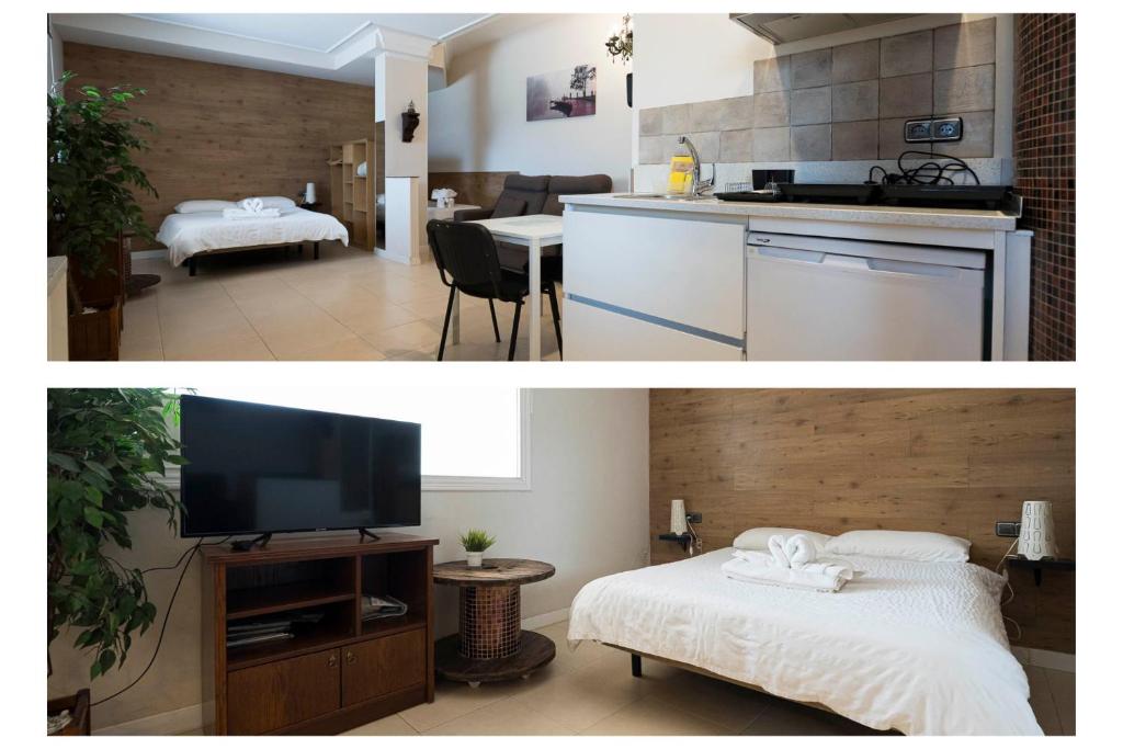 Η κουζίνα ή μικρή κουζίνα στο Apartamento familiar equipado en la costa de Zarautz - Oasis Cove