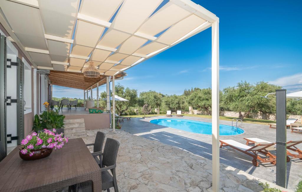 Bazén v ubytování Ariadni Vista Mare Villa by "elite" nebo v jeho okolí