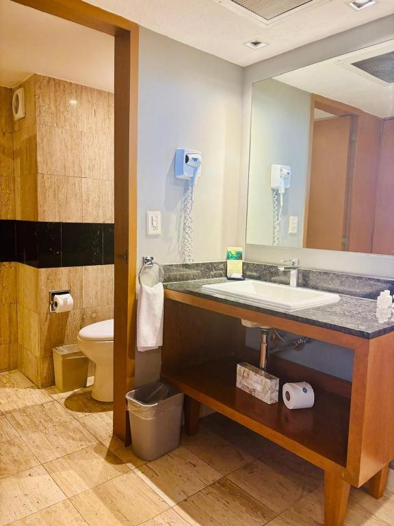 Koupelna v ubytování Hotel Guadalajara Plaza Ejecutivo