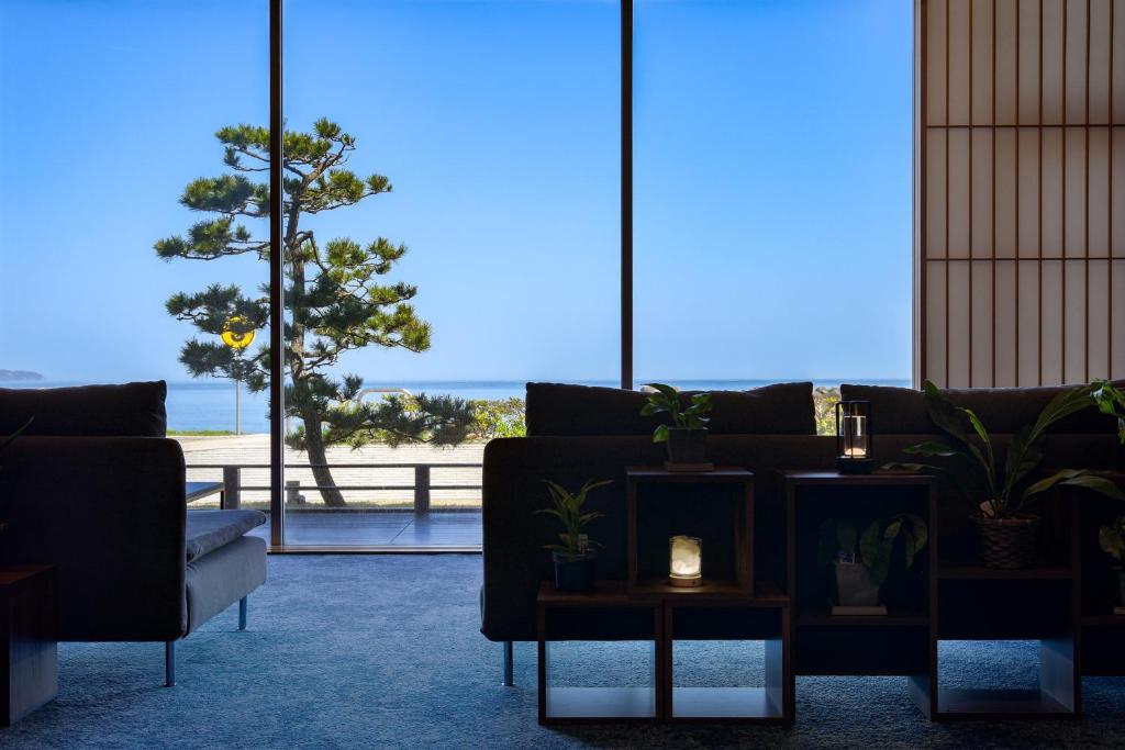 Posezení v ubytování Kaike Seaside Hotel