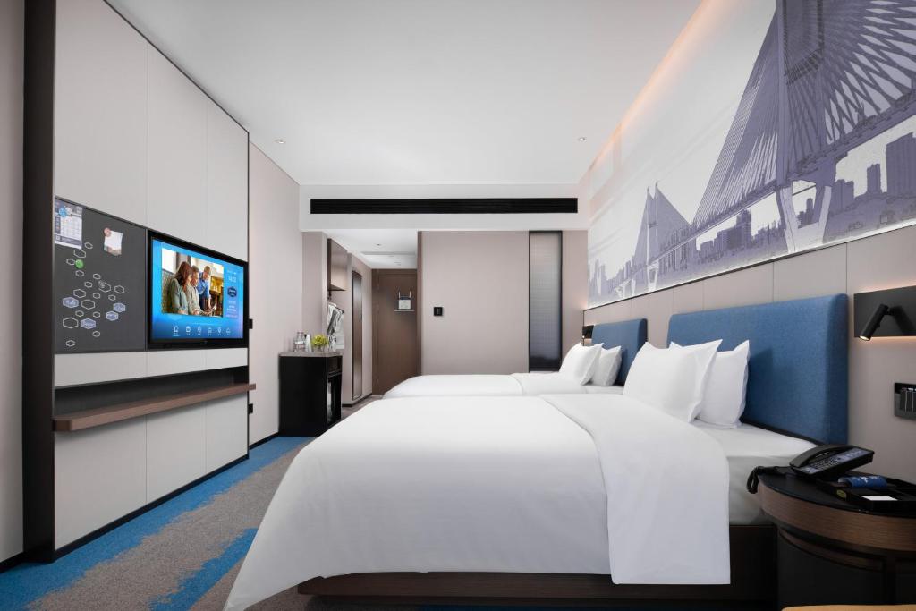 Hilton Hotel by Hampton Wuhan Zhongnan Street Branch - Salle Jumelle Supérieure
