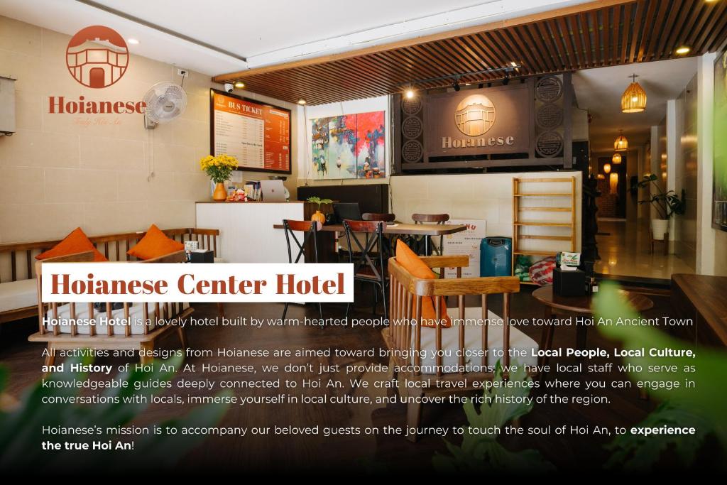 Certifikát, hodnocení, plakát nebo jiný dokument vystavený v ubytování Hoianese Center Hotel - Truly Hoi An