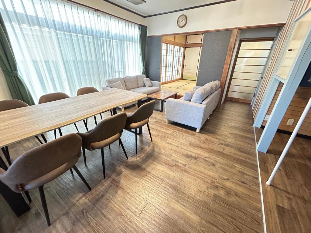 Posezení v ubytování Ocean villa 大洗