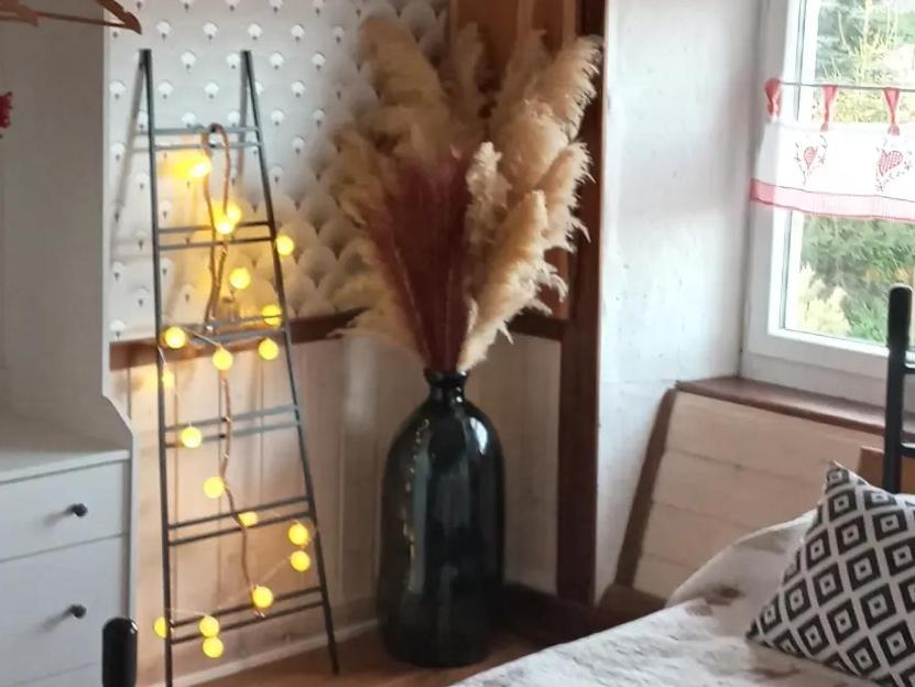 Postel nebo postele na pokoji v ubytování Le Relais De Rochepaule