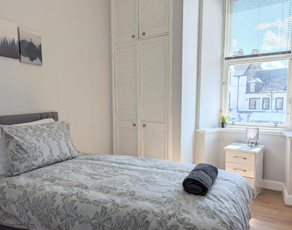 Postel nebo postele na pokoji v ubytování Campbeltown Central