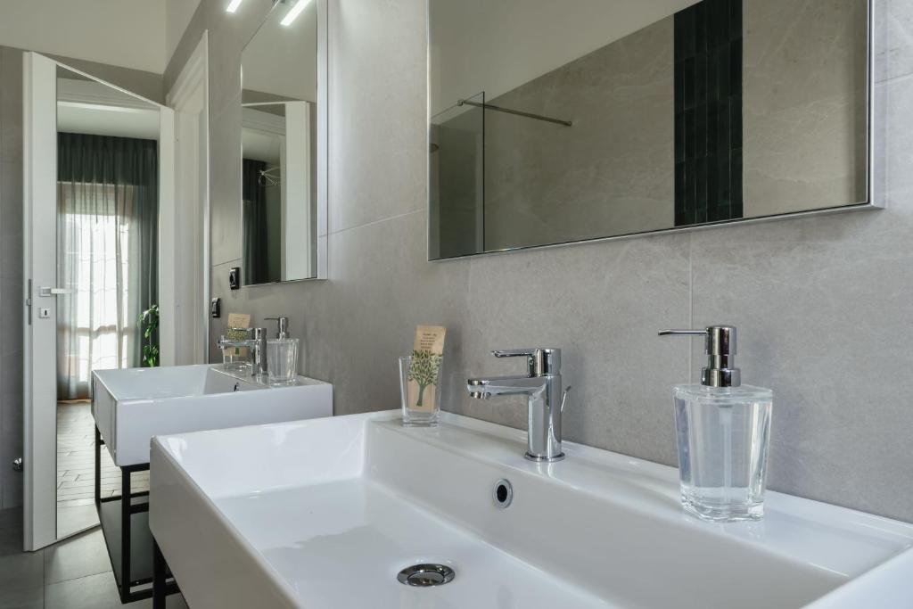 Koupelna v ubytování B&B La Perla