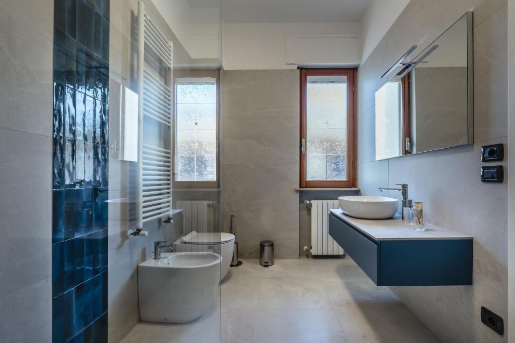 Koupelna v ubytování B&B La Perla