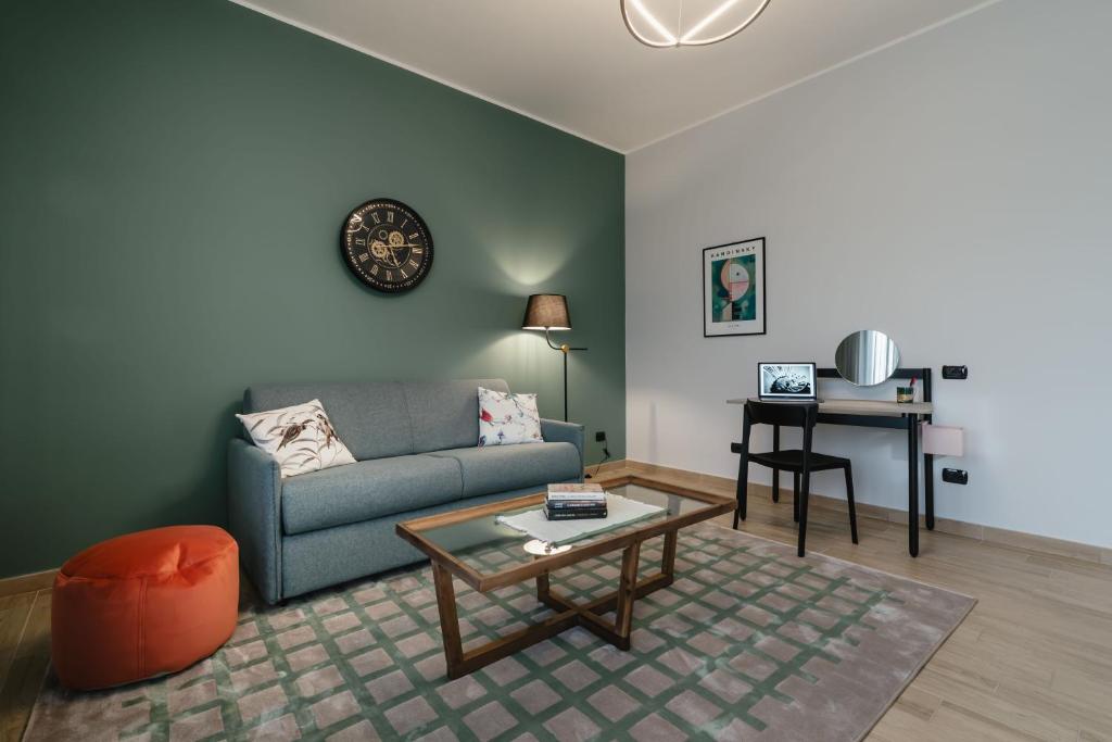 Posezení v ubytování B&B La Perla