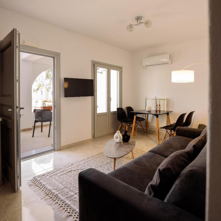 Χώρος καθιστικού στο MESSARIA APARTMENt