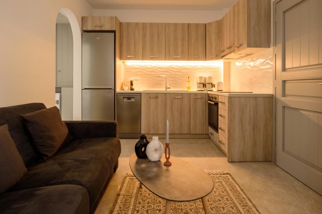 Η κουζίνα ή μικρή κουζίνα στο MESSARIA APARTMENt