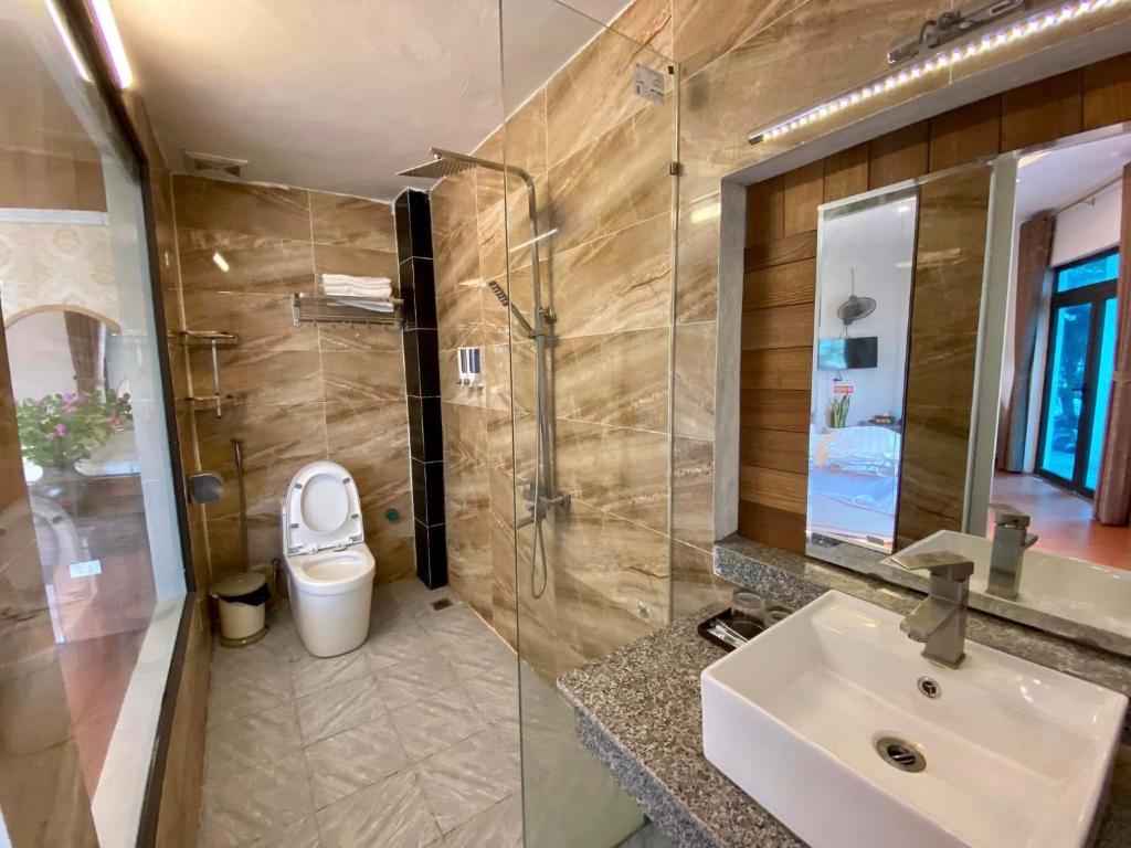 Koupelna v ubytování Biển Đông COMPLEX