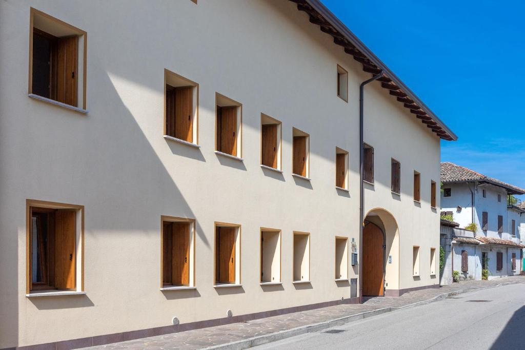 Budova, kde se aparthotel nachází