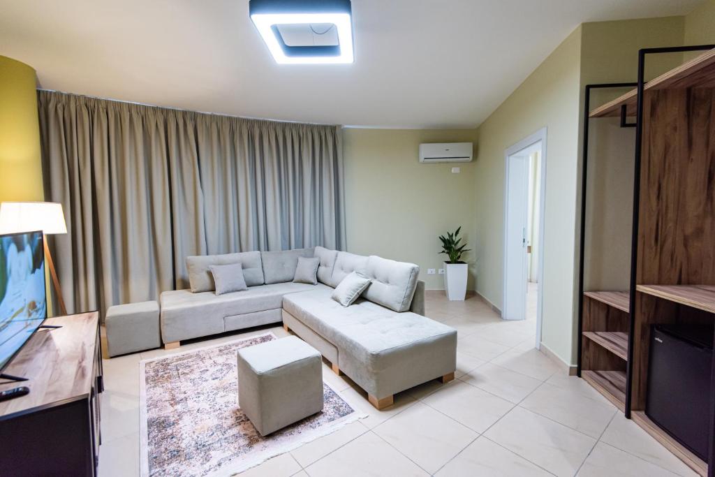 Posezení v ubytování ApartHotel EDA