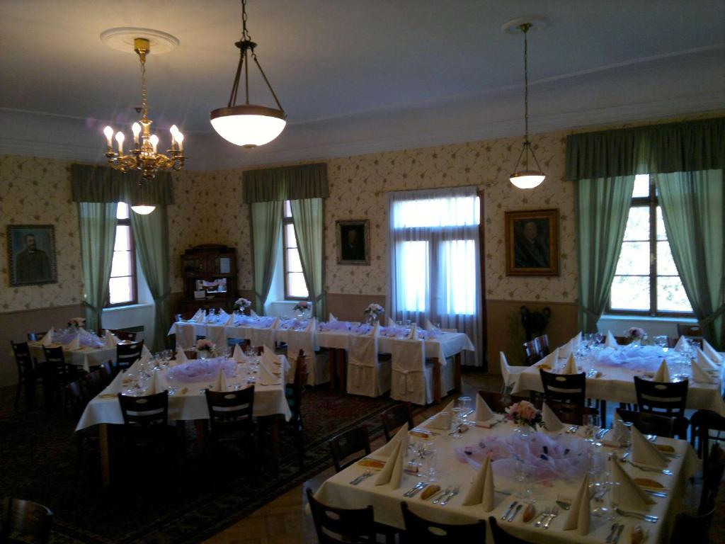 Restaurace v ubytování Zámek Lobeč