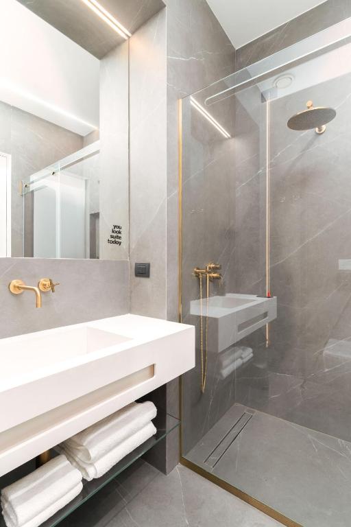 Kúpeľňa v ubytovaní limehome Lecce Palazzo BN